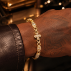 Hip Hop Eyes Cross Men's Bracelet