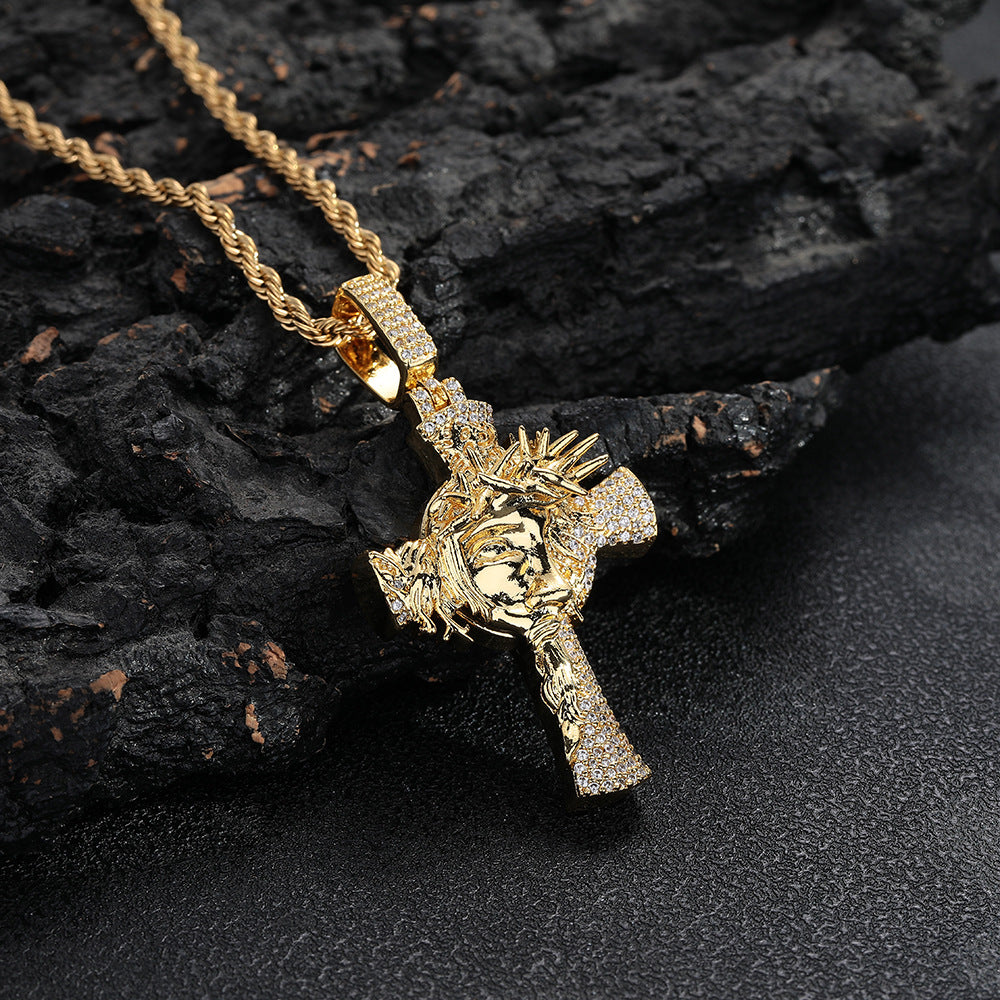 Crown of Thorns Cross Pendant