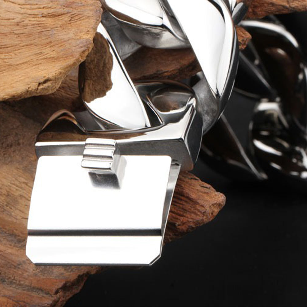 31mm Stainless Steel Cuban Bracelet