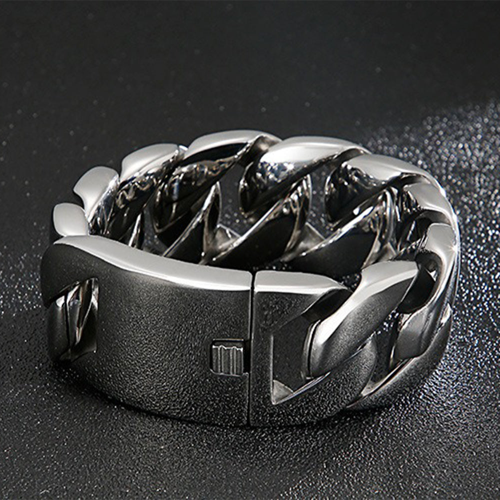 31mm Stainless Steel Cuban Bracelet