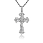 Iced Baguette Jesus Cross Pendant