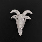 Goat Head Hip Hop Pendant Necklace