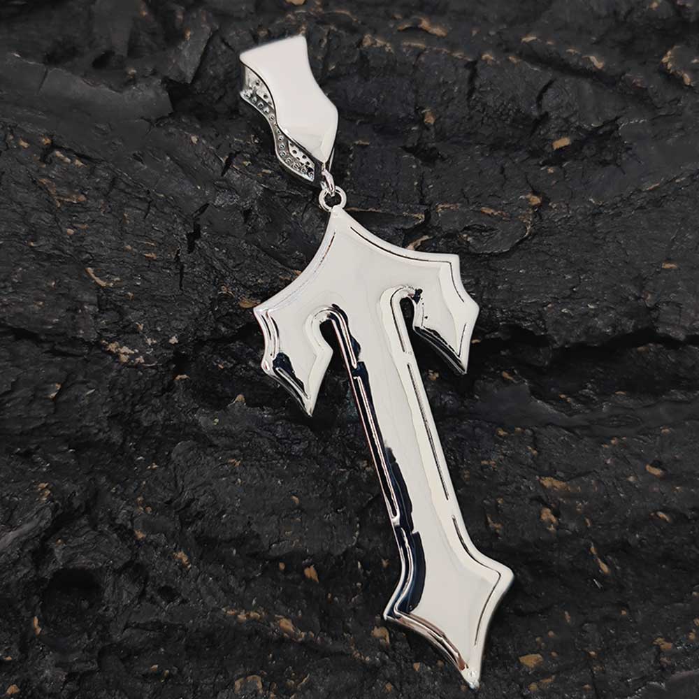 Iced Out Cross Zircon Pendant