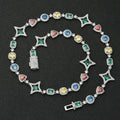 Icebling Colorful Gemstone Necklace