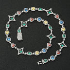 Icebling Colorful Gemstone Necklace