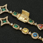 Icebling Colorful Gemstone Necklace