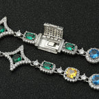 Icebling Colorful Gemstone Necklace