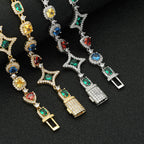 Icebling Colorful Gemstone Necklace