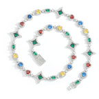 Icebling Colorful Gemstone Necklace