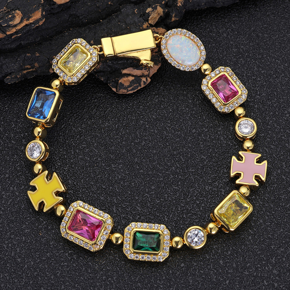 Icebling Gemstone Bracelet