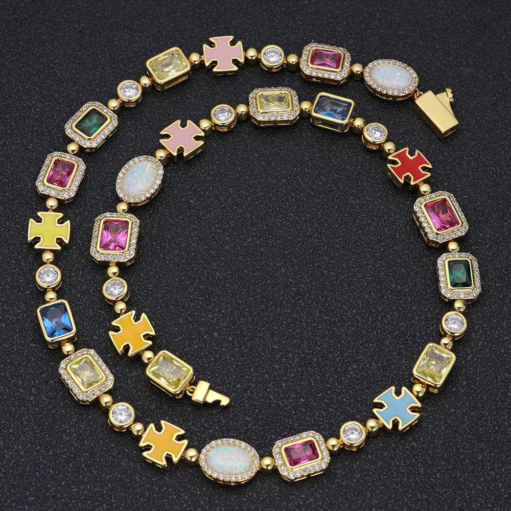 Icebling Gemstone Necklace