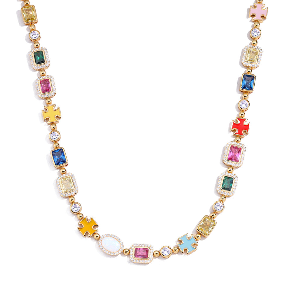Icebling Gemstone Necklace