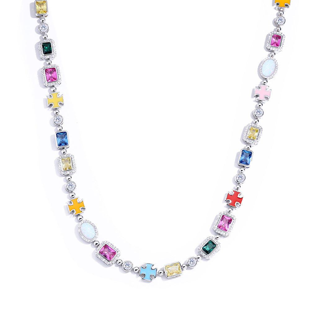 Icebling Gemstone Necklace