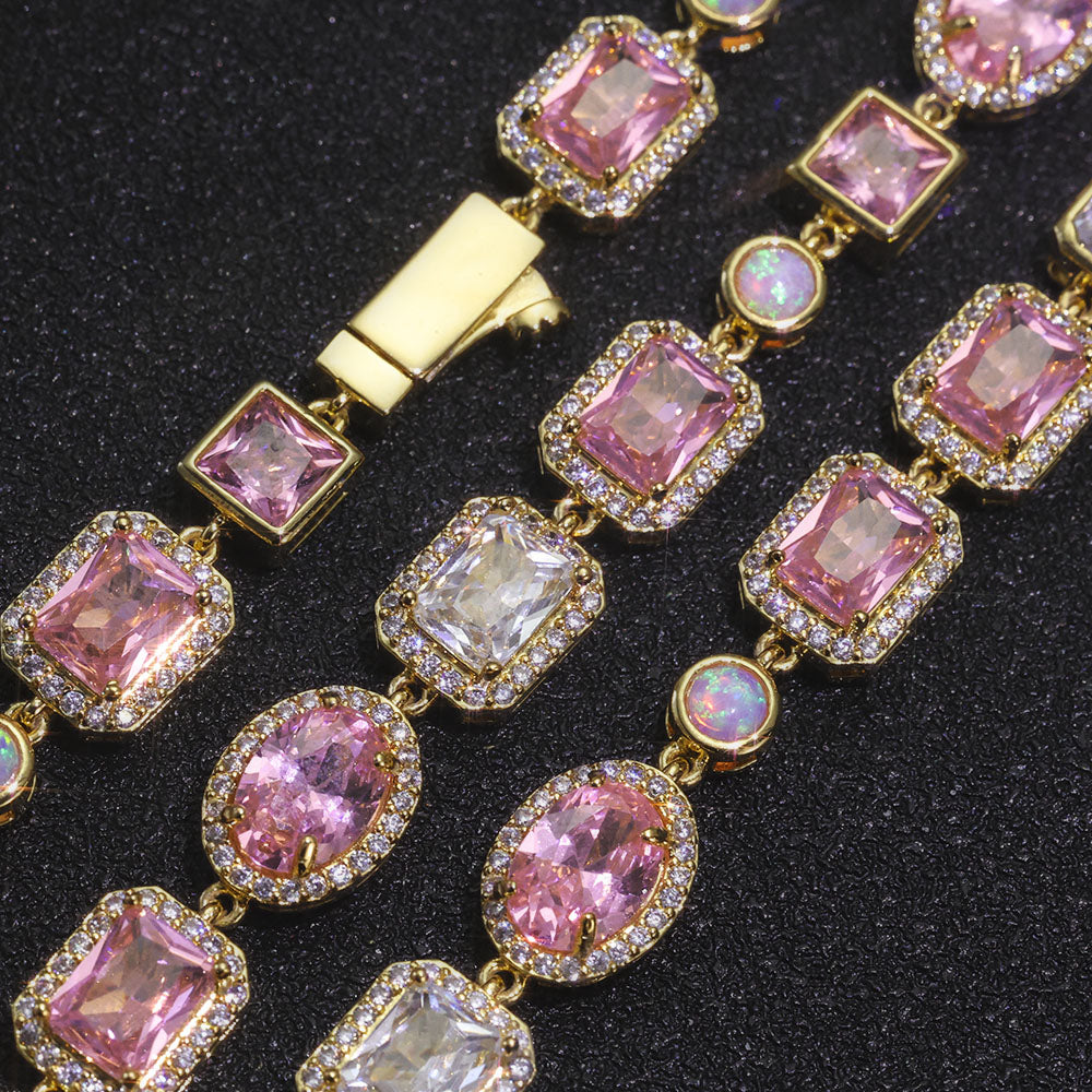 Pink Solstice Gemstone Necklace