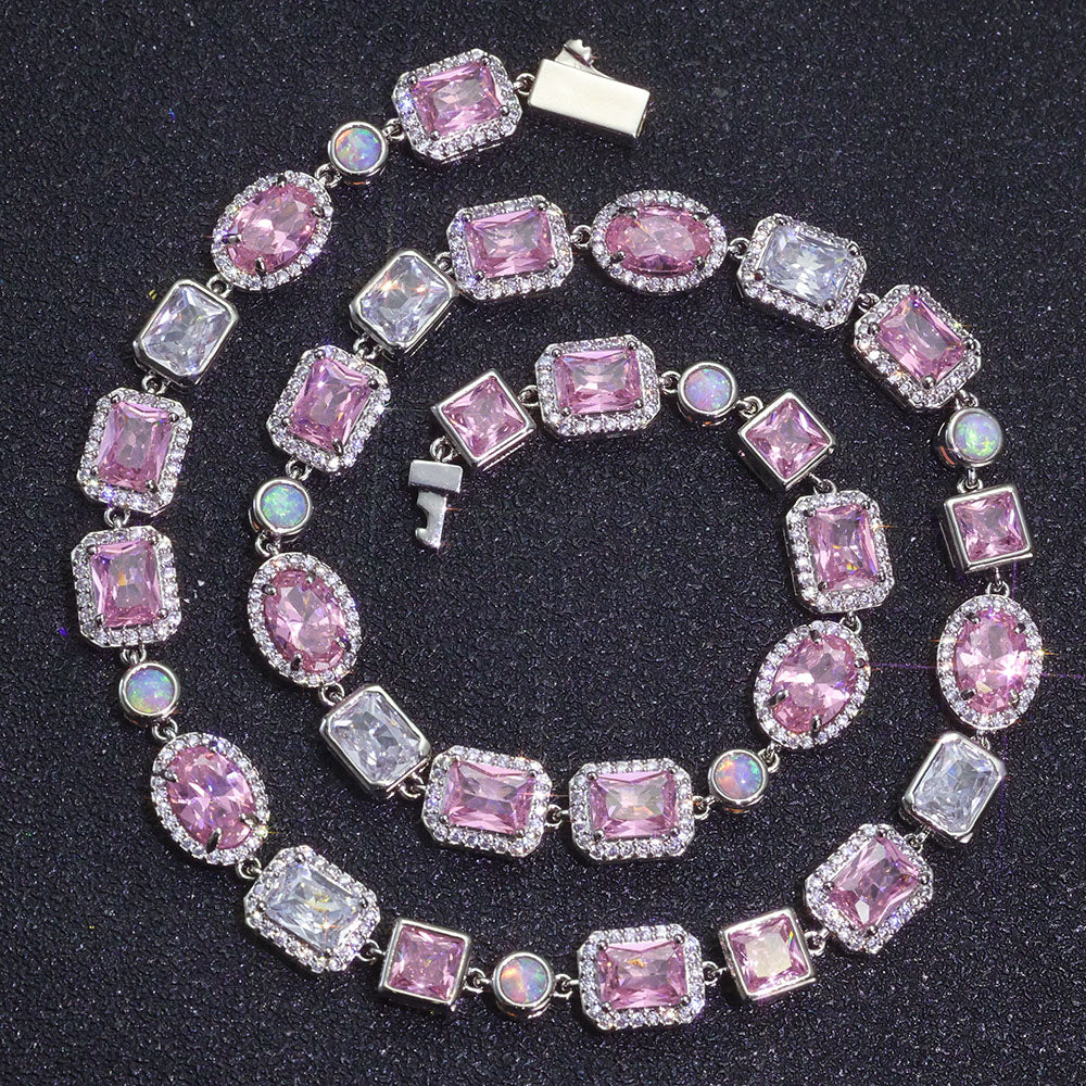 Pink Solstice Gemstone Necklace