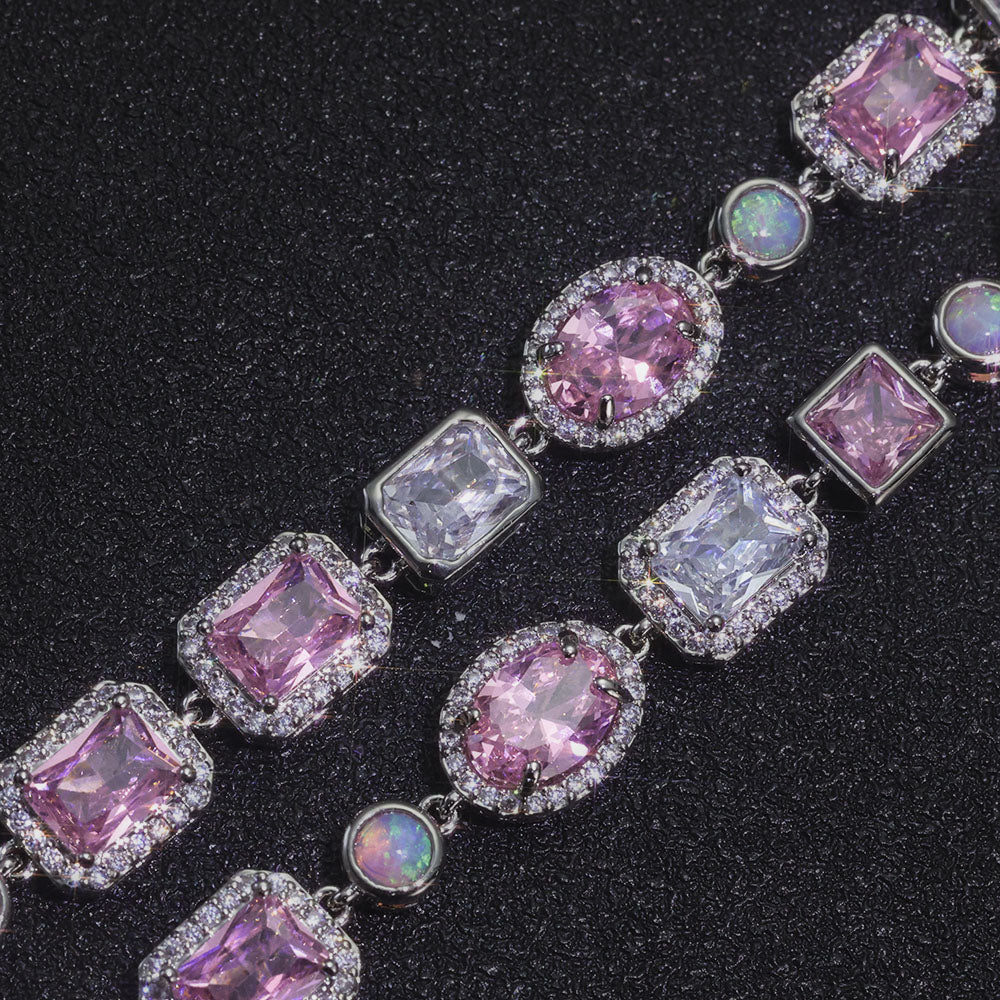 Pink Solstice Gemstone Necklace