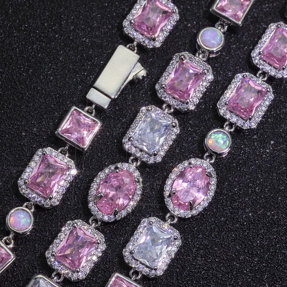 Pink Solstice Gemstone Necklace