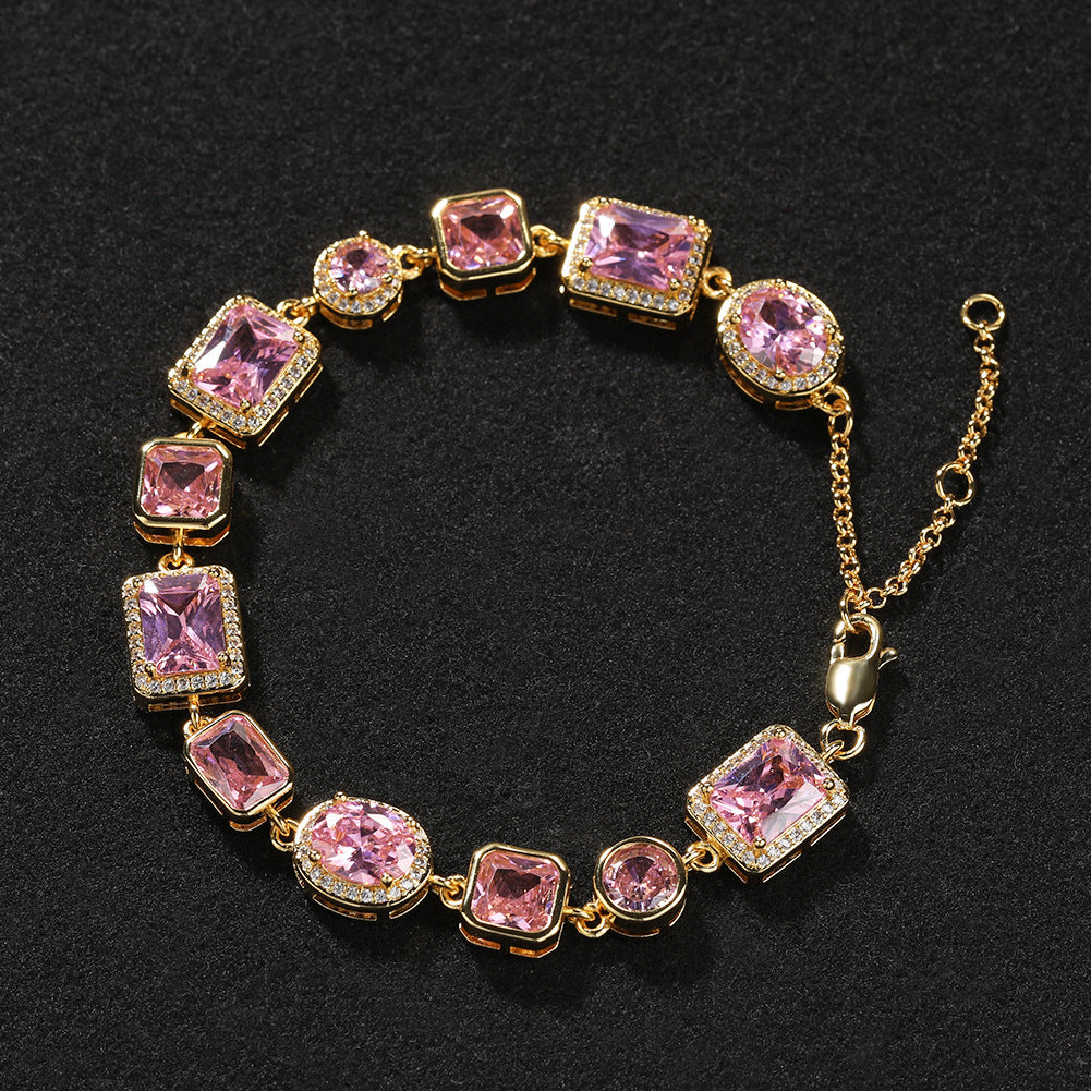 Pink Solstice Gemstone Bracelet