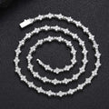 6.5mm Spring Buckle Airplane Tennis Chain