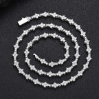 6.5mm Spring Buckle Airplane Tennis Chain