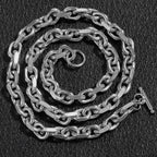 Stainless Steel Cross Chain O-shaped Hip-Hop Necklace