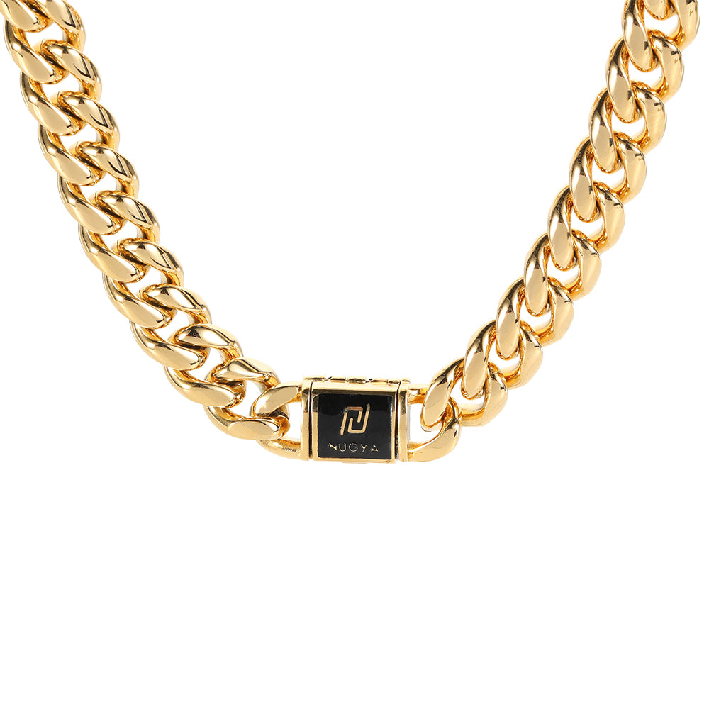Women 8mm Stainless Steel Cuban Necklace