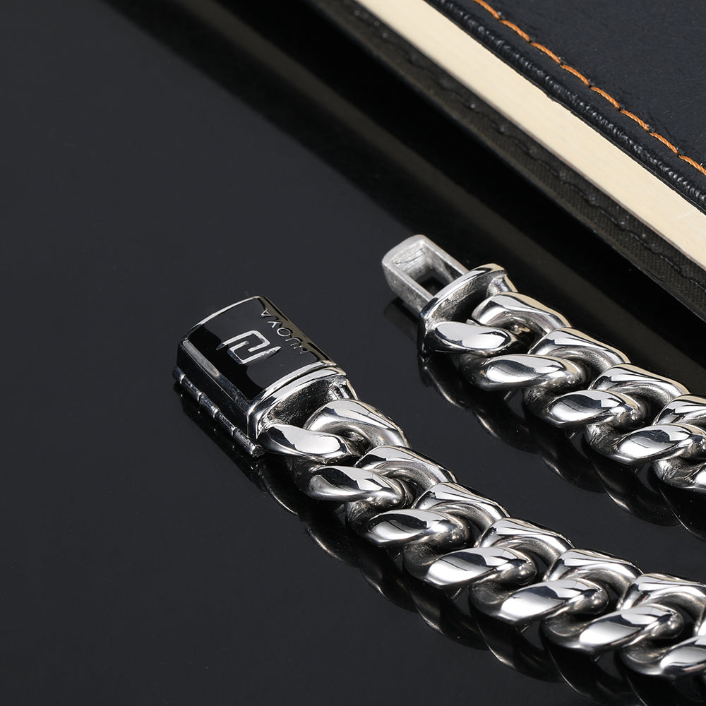 12mm Stainless Steel Cuban Necklace