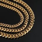 8mm Stainless Steel Cuban Necklace