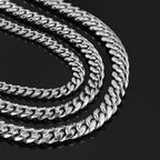 8mm Stainless Steel Cuban Necklace