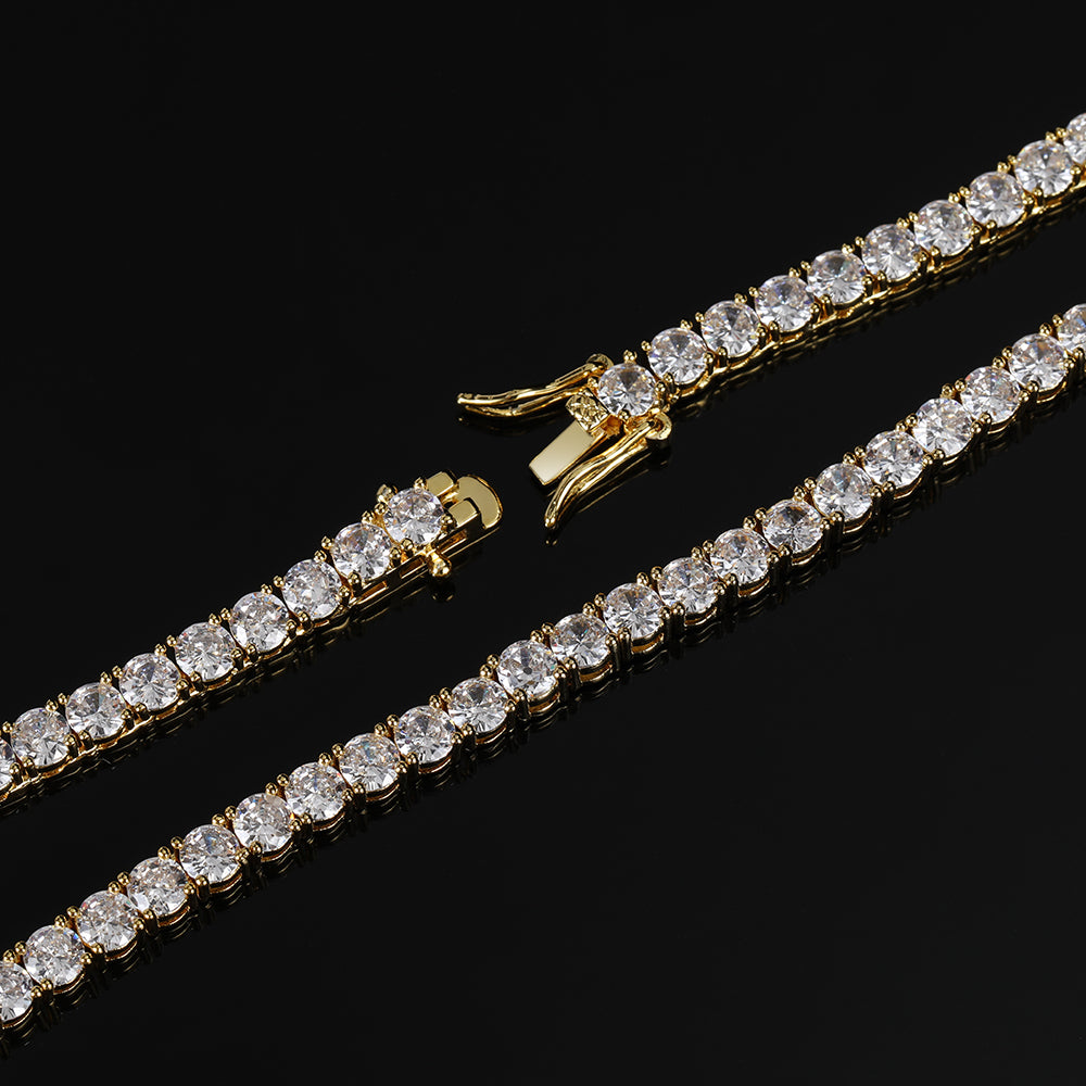 Clustered 5mm Tennis Chain