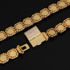 Clustered 10mm Tennis Chain