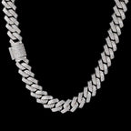 14mm Iced Prong Cuban Chain