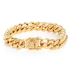 12mm Classic Miami Cuban Link Bracelet