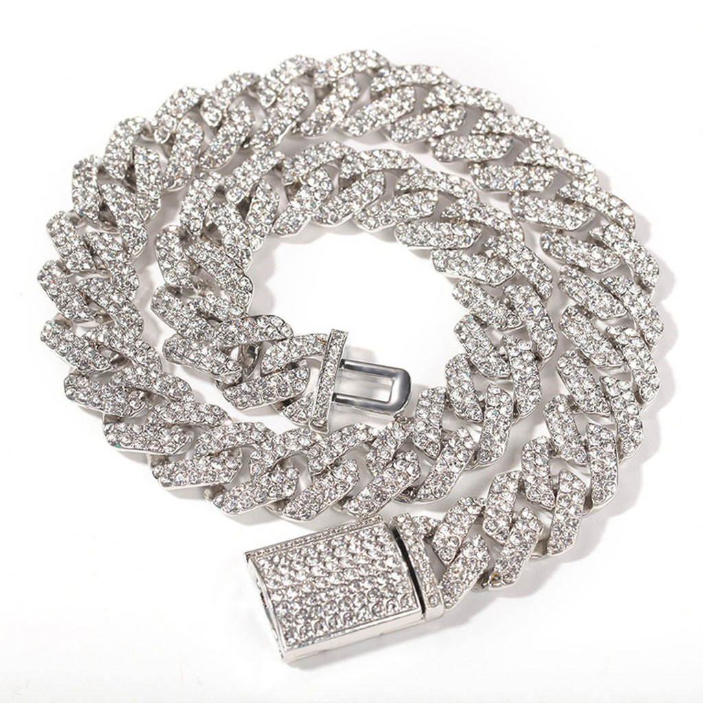 18mm Iced Out Cuban Chain